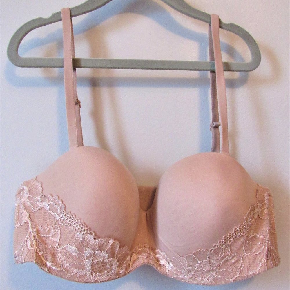 Victoria's Secret Body By Victoria Cream 32C Convertible Bra